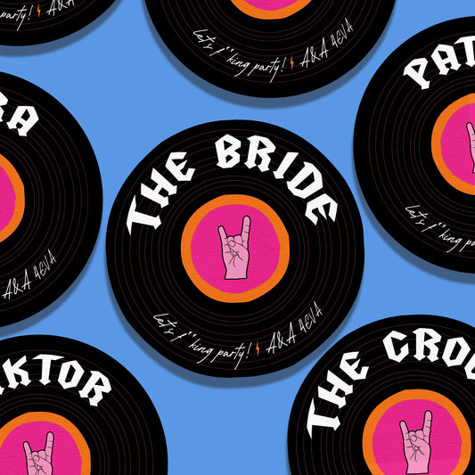 Rock N Roll Star Place Cards