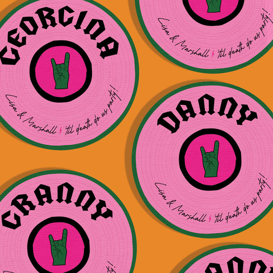 Rock N Roll Star Place Cards