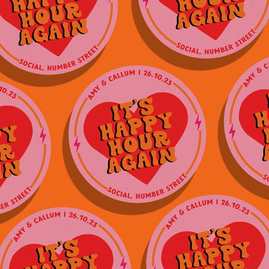 Happy Hour Beermats