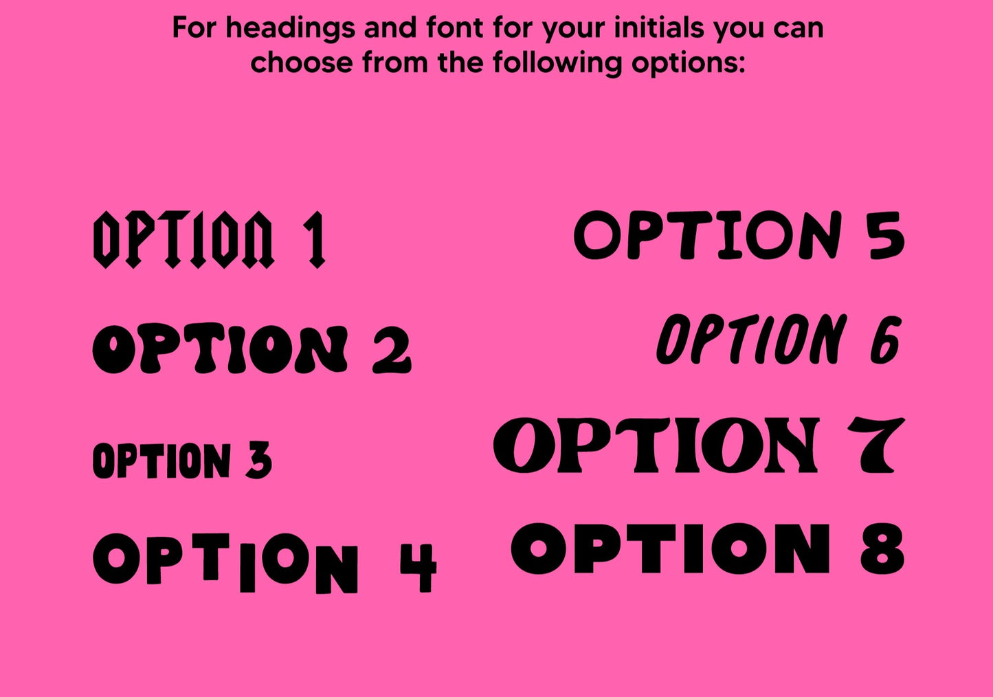 Get Giggy With It Table Names