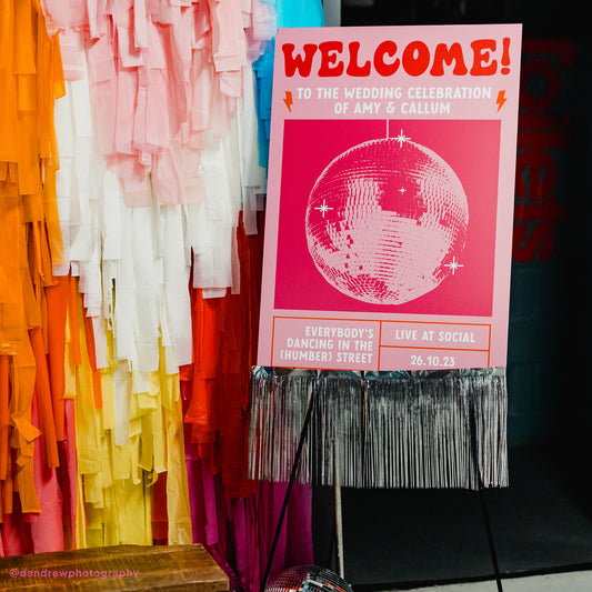 Get Giggy With It Welcome Sign