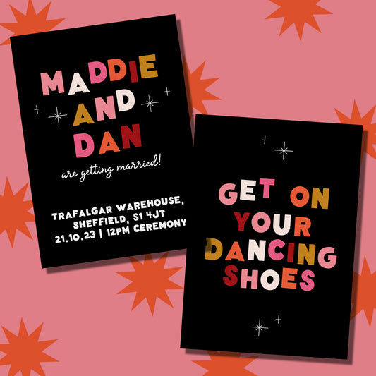 Romantic Type Invites / Save the Dates