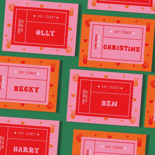 Get Giggy With It Place Cards