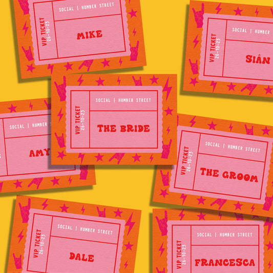 Get Giggy With It Place Cards