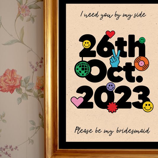 Rock 'n' Roll Be My Bridesmaid Print
