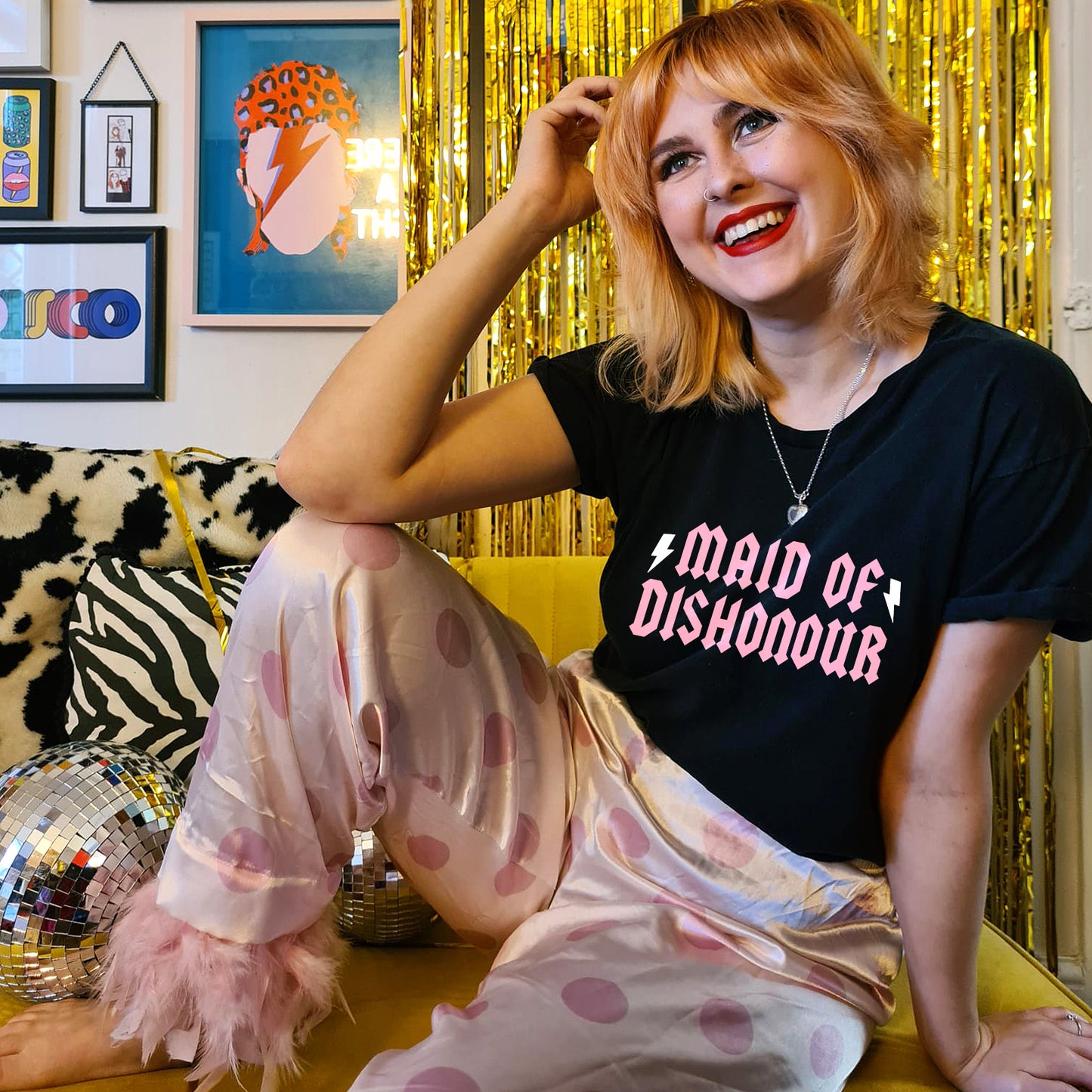 Rock 'n' Roll Maid Of Dishonour T-Shirt