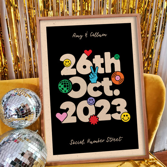 Rock 'n Print Love Date Print