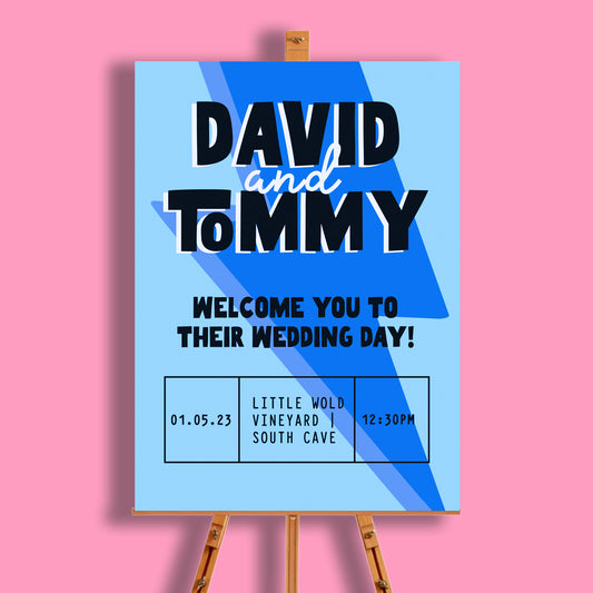 Moonage Daydream Welcome Sign