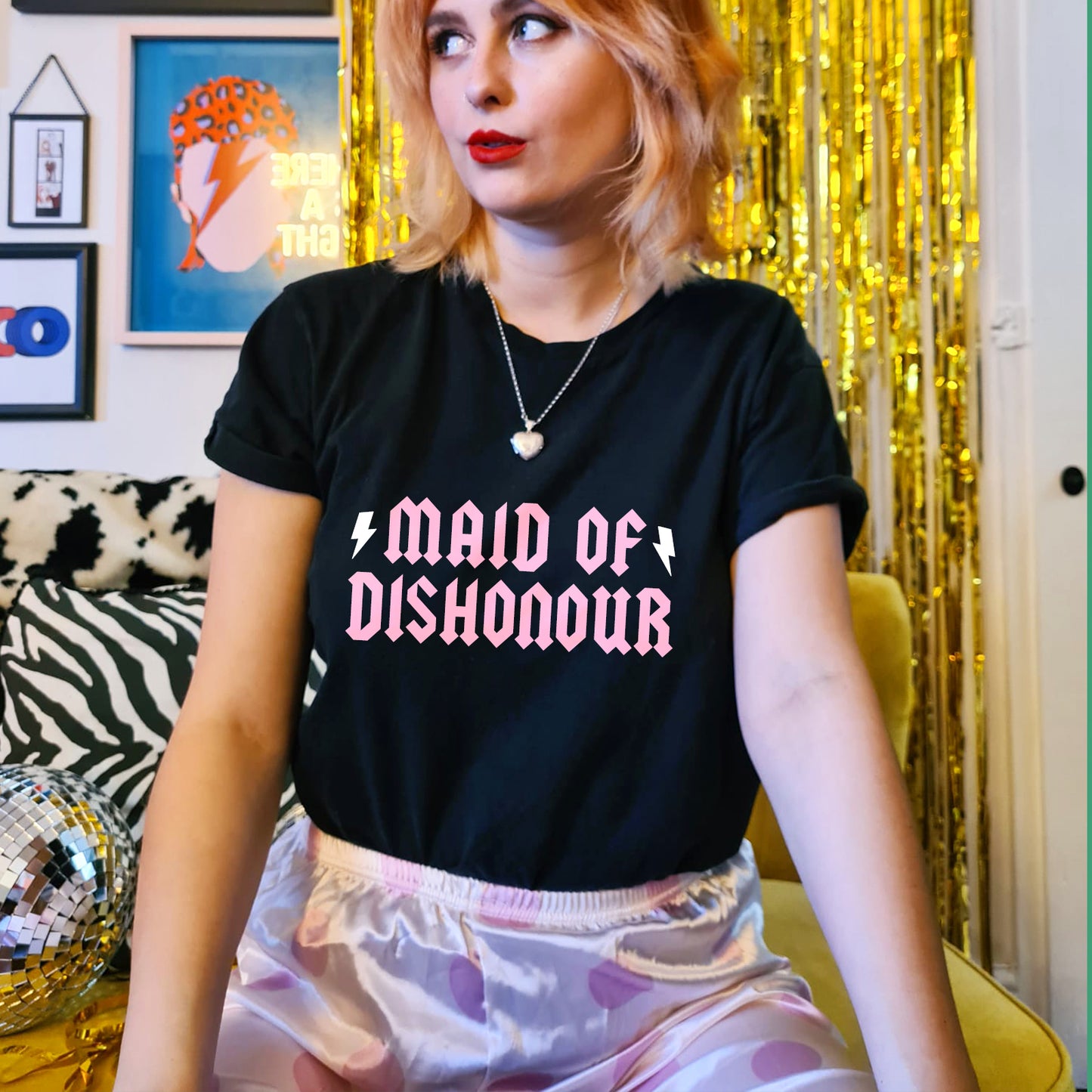 Rock 'n' Roll Maid Of Dishonour T-Shirt